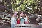 Colin, Olivia, Rebecca, Claire & Morganne at The Banyan Tree, Lahaina, Maui.